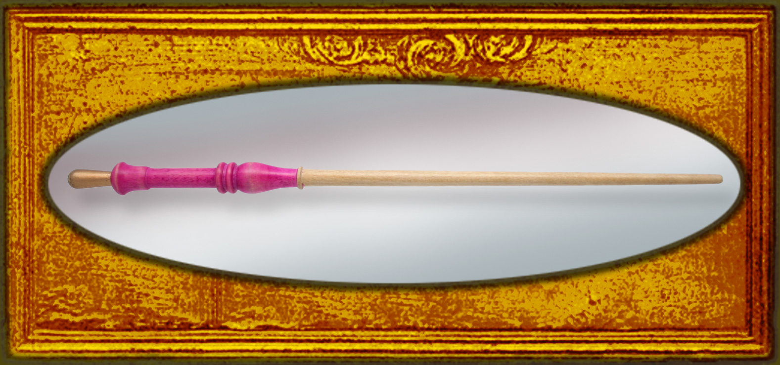 renaissance golden rose magic wand
